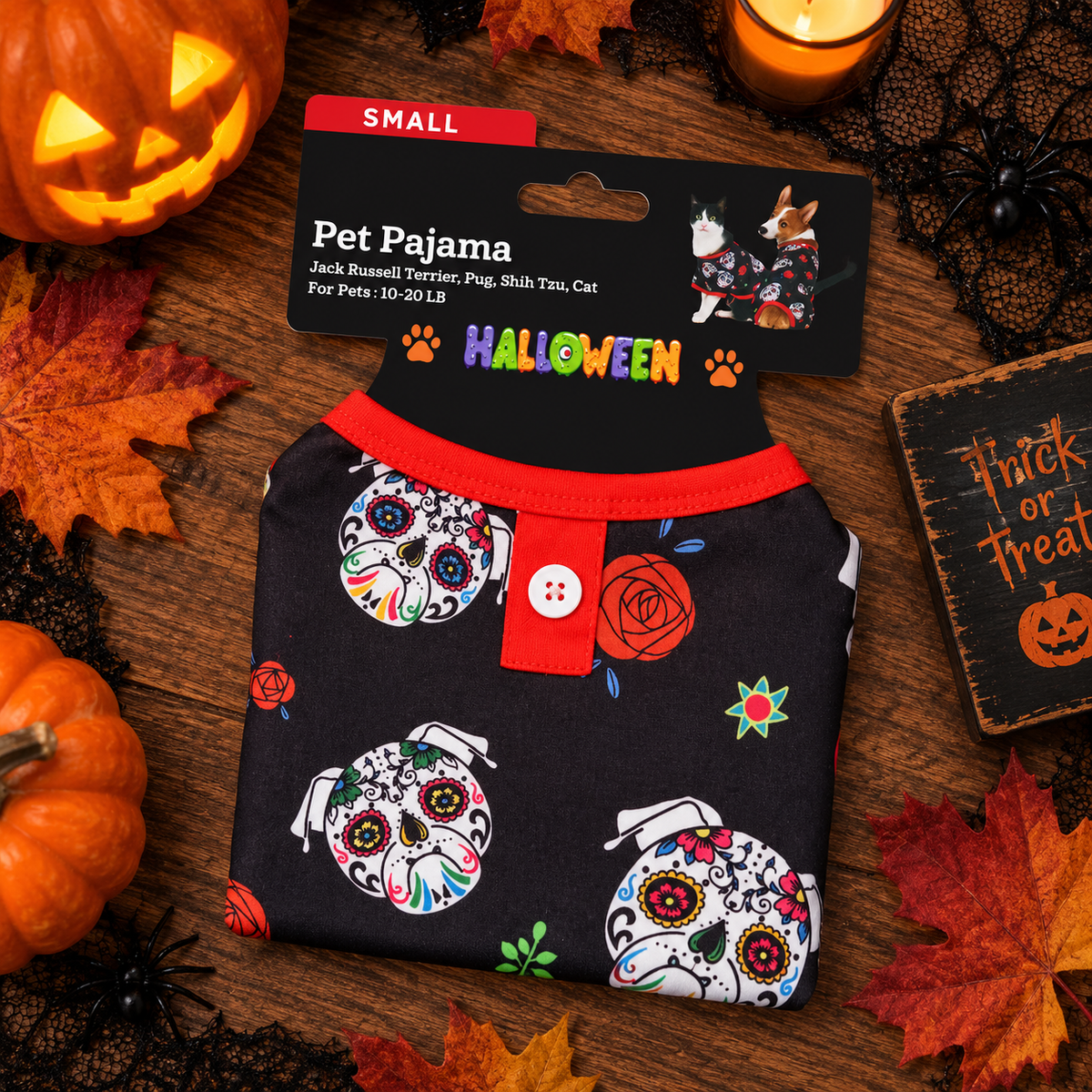 Day of the Dead Dog Pajamas