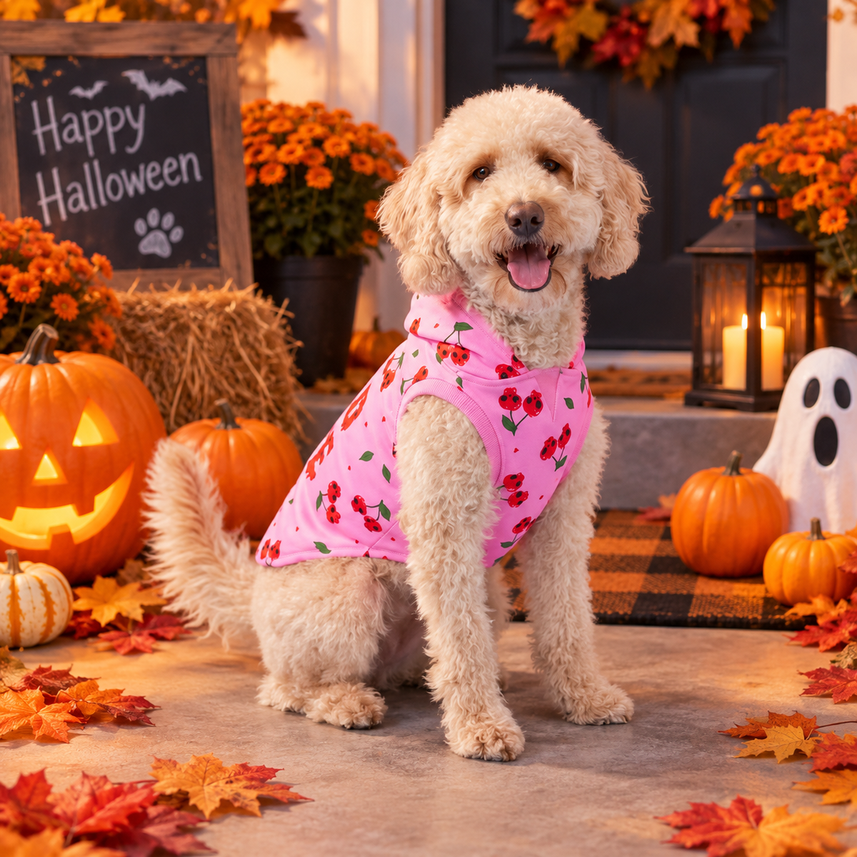 Dead Cute Halloween Dog Hoodie