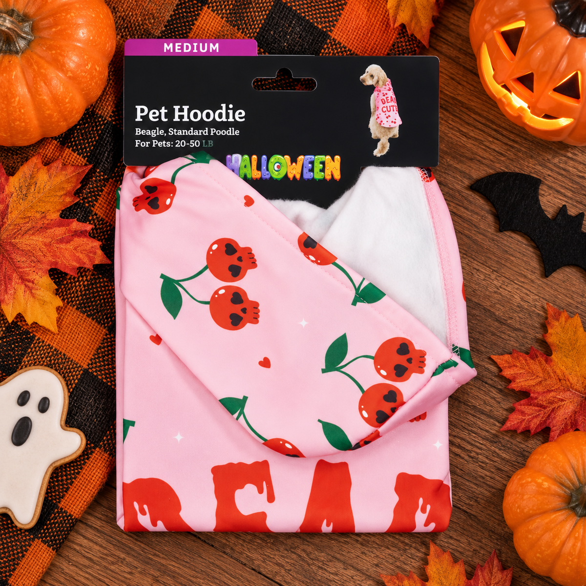 Dead Cute Halloween Dog Hoodie