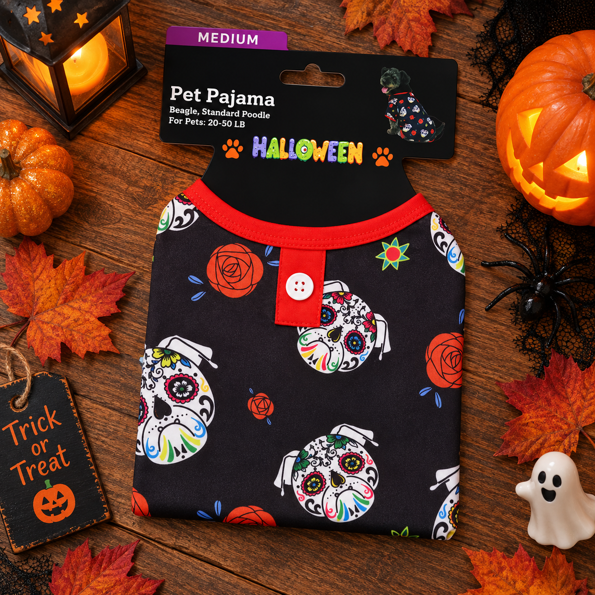 Day of the Dead Dog Pajamas
