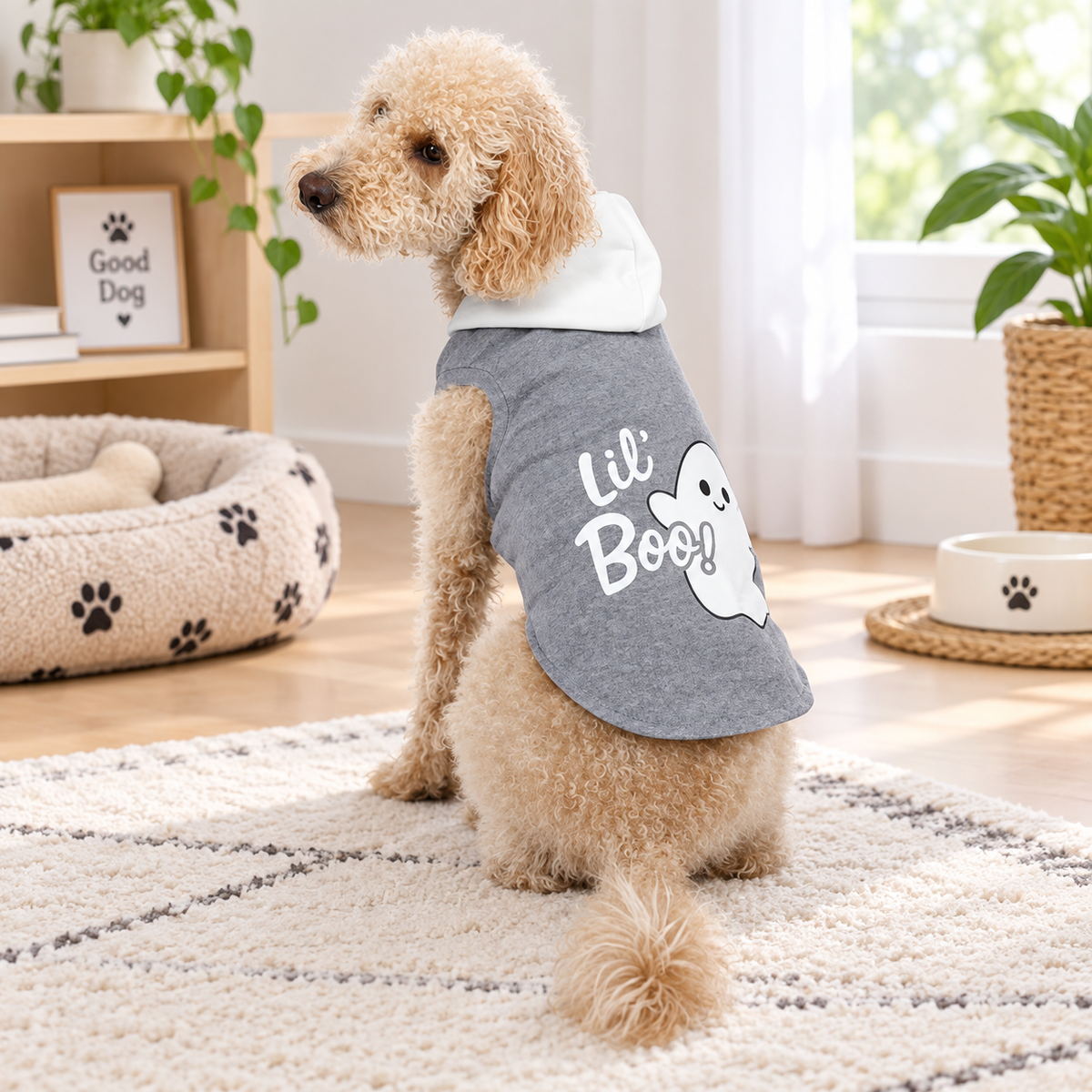 Lil’ Boo Halloween Dog Hoodie