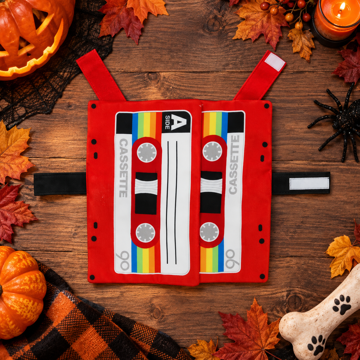 Retro Cassette Pet Costume