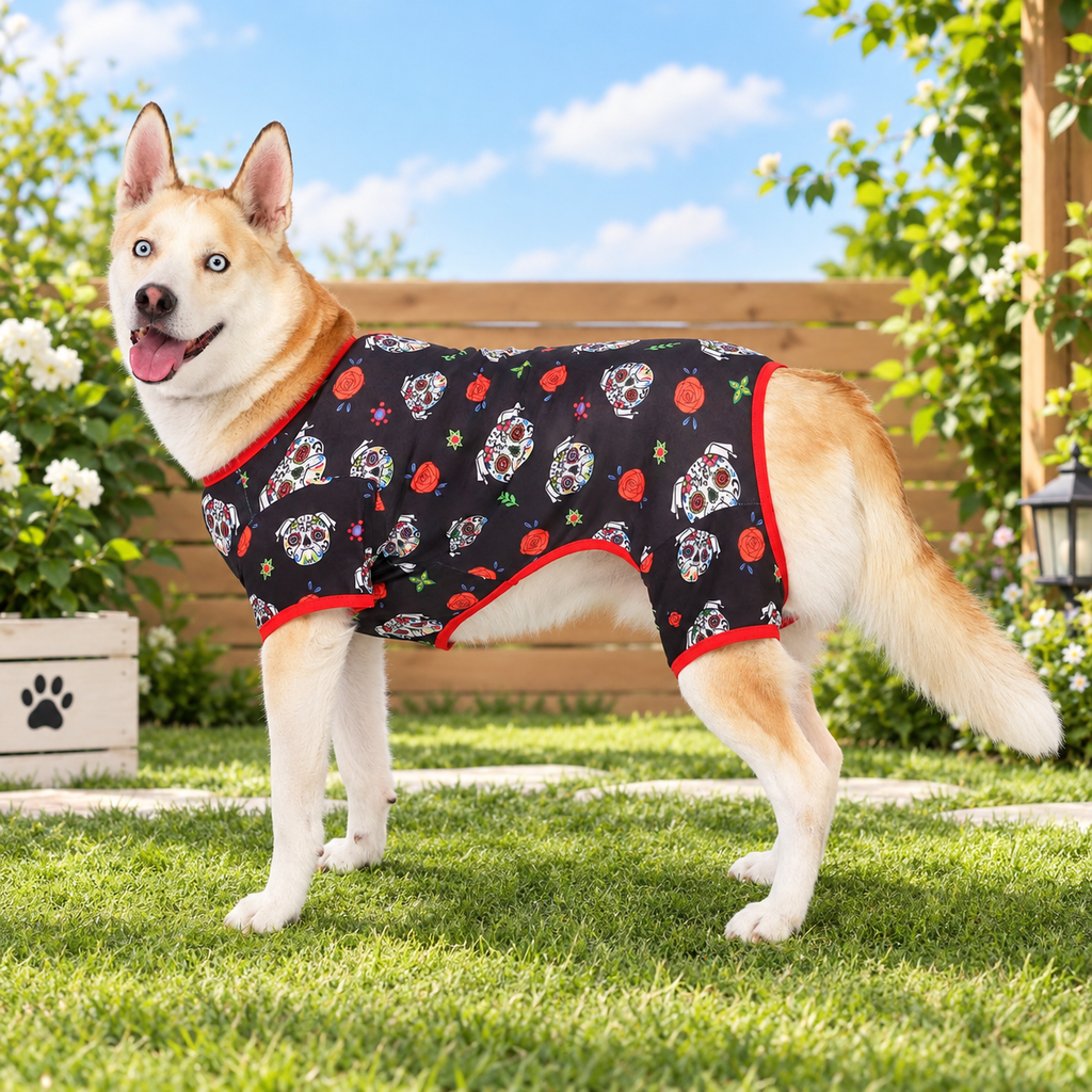 Day of the Dead Dog Pajamas