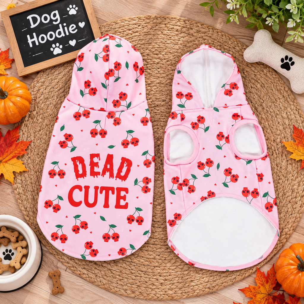 Dead Cute Halloween Dog Hoodie