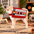 Retro Cassette Pet Costume