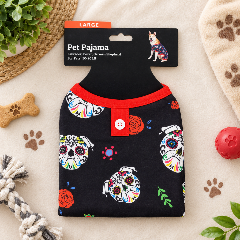 Day of the Dead Dog Pajamas