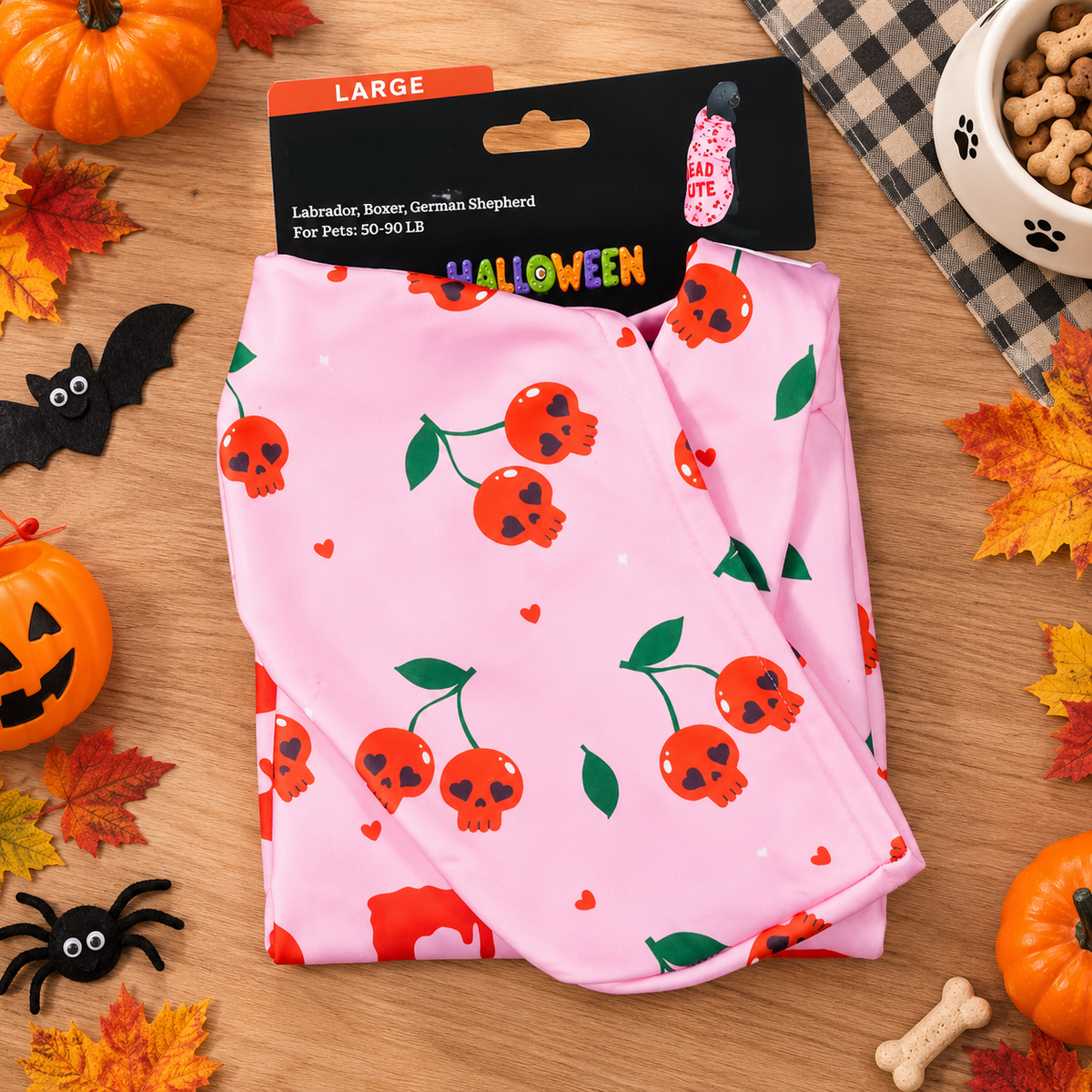 Dead Cute Halloween Dog Hoodie