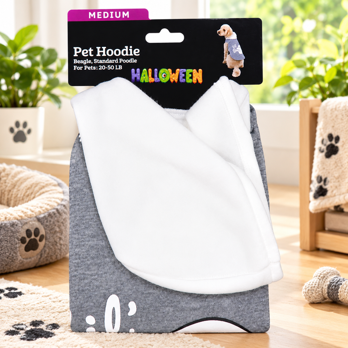 Lil’ Boo Halloween Dog Hoodie