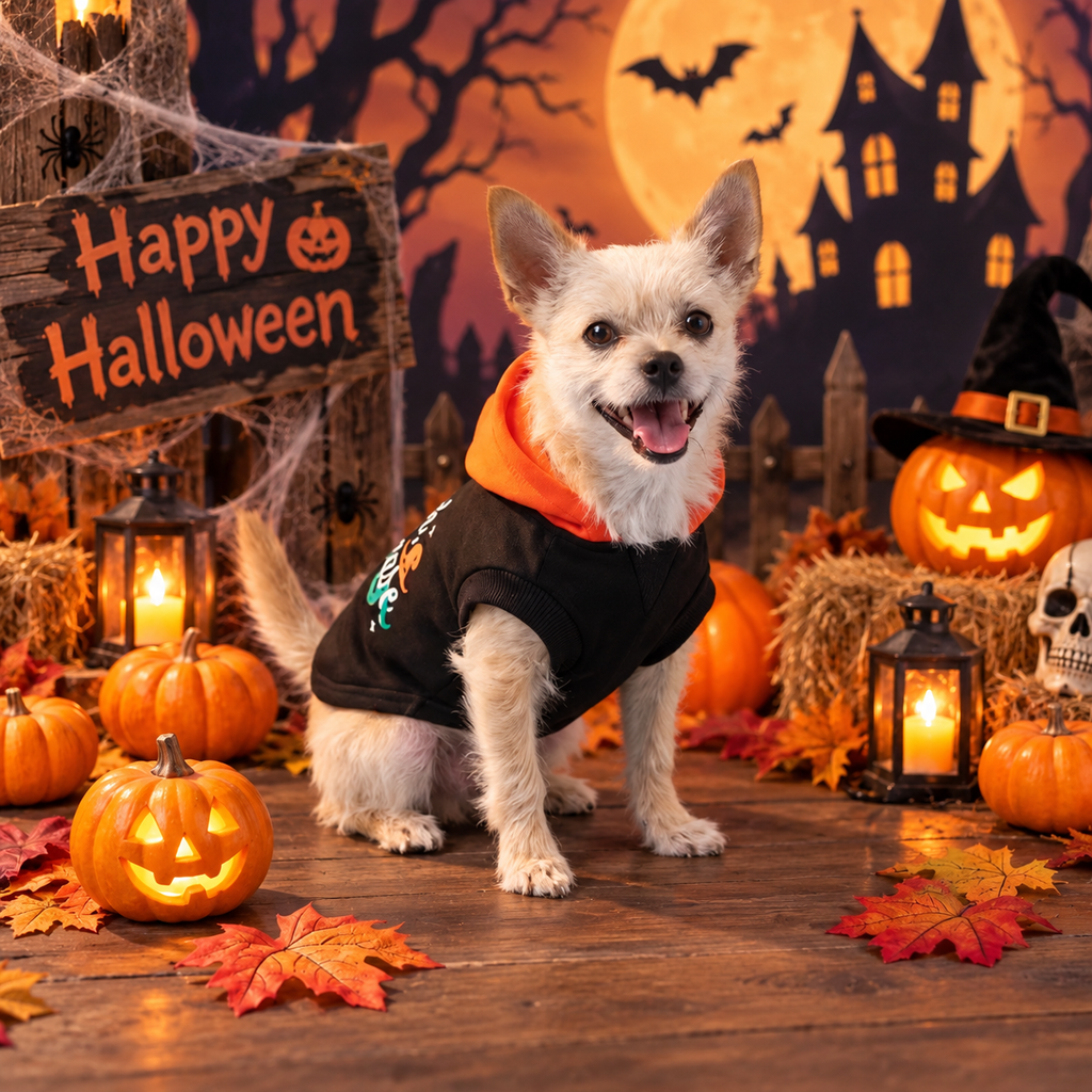 Witch Please Halloween Dog Hoodie
