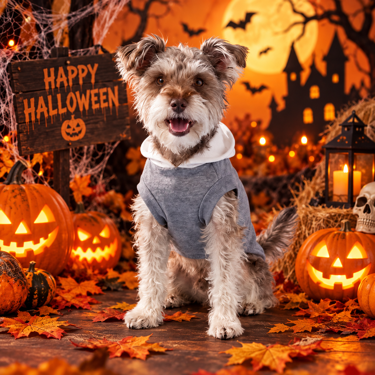 Lil’ Boo Halloween Dog Hoodie
