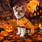 Candy Corn Halloween Dog Pajamas