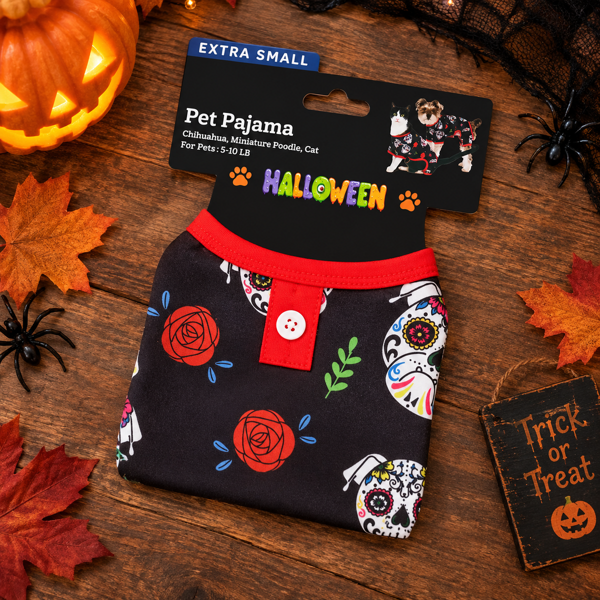 Day of the Dead Dog Pajamas
