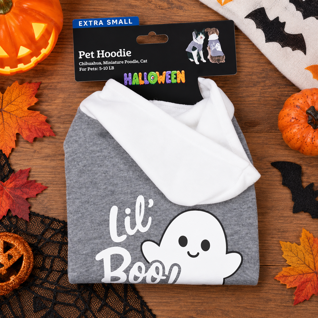 Lil’ Boo Halloween Dog Hoodie